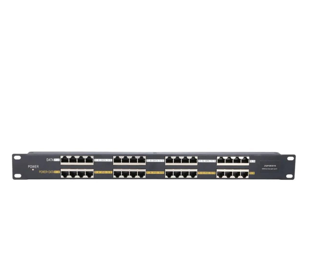 Extralink Injector PoE (16x 100Mb/s RJ45) Rack - 528328 - zdjęcie
